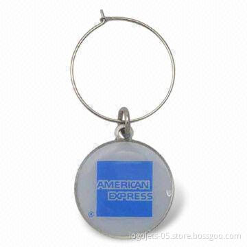 Wine Charm Pendant for Your Brand Building Projects, Available in Various Designs